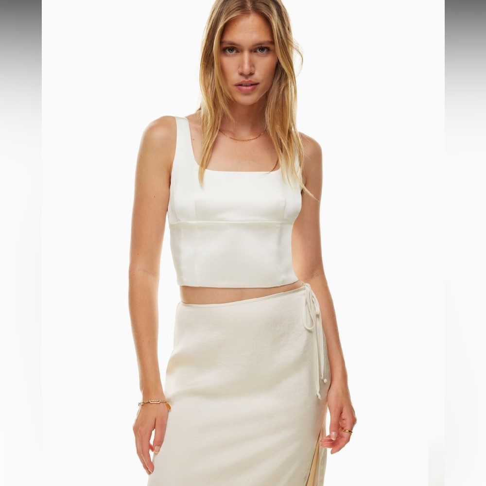ARITZIA Wilfred Satin Top